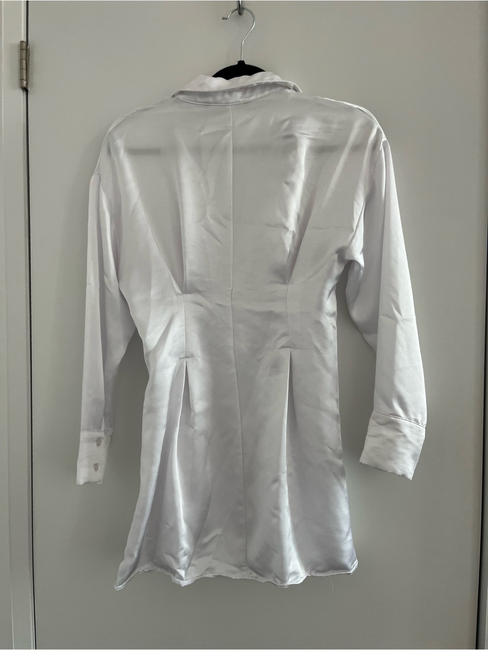 Zara White Button-Front Shirt Mini Dress - Picture 4 of 4